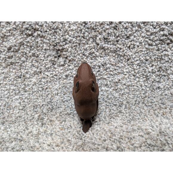 Vintage 70s 80s Punxsutawney Phil Handpainted Clay Groundhog Souvenir Figurine - Picture 6 of 9